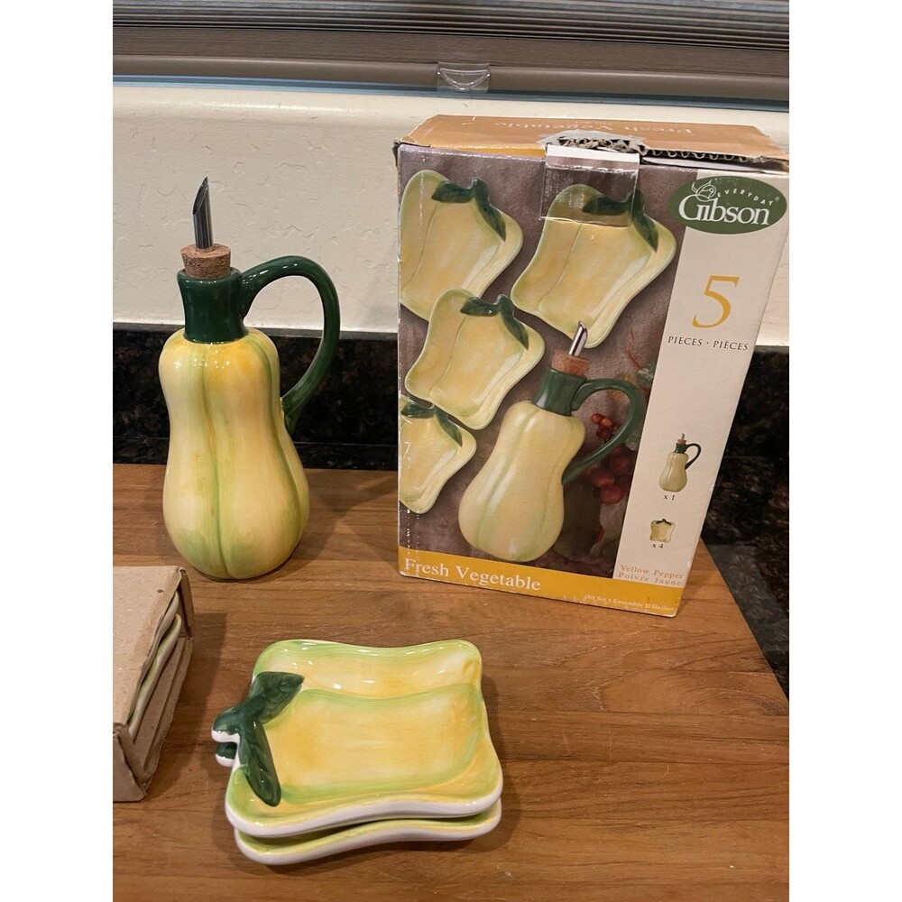 Gibson 5 Piece Fresh Vegetable Oil Set